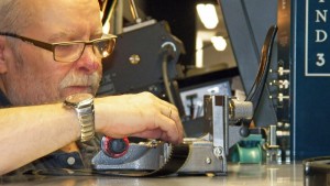 Pere Vila, proyectista de 35mm.