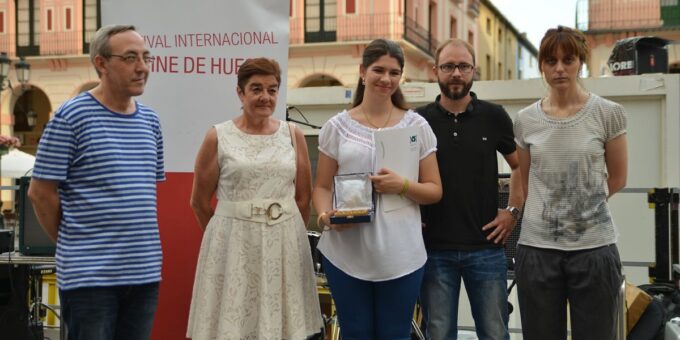De izquierda a derecha, Chema Aniés, Aurora Abad, Maria Elisa Becana, Ruben Moreno y Azucena Garanto (Foto: Jorge Dueso)