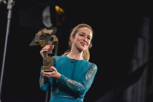 Silvia Abascal, Premio "Ciudad de Huesca" 2015 (Foto: Jorge Dueso)