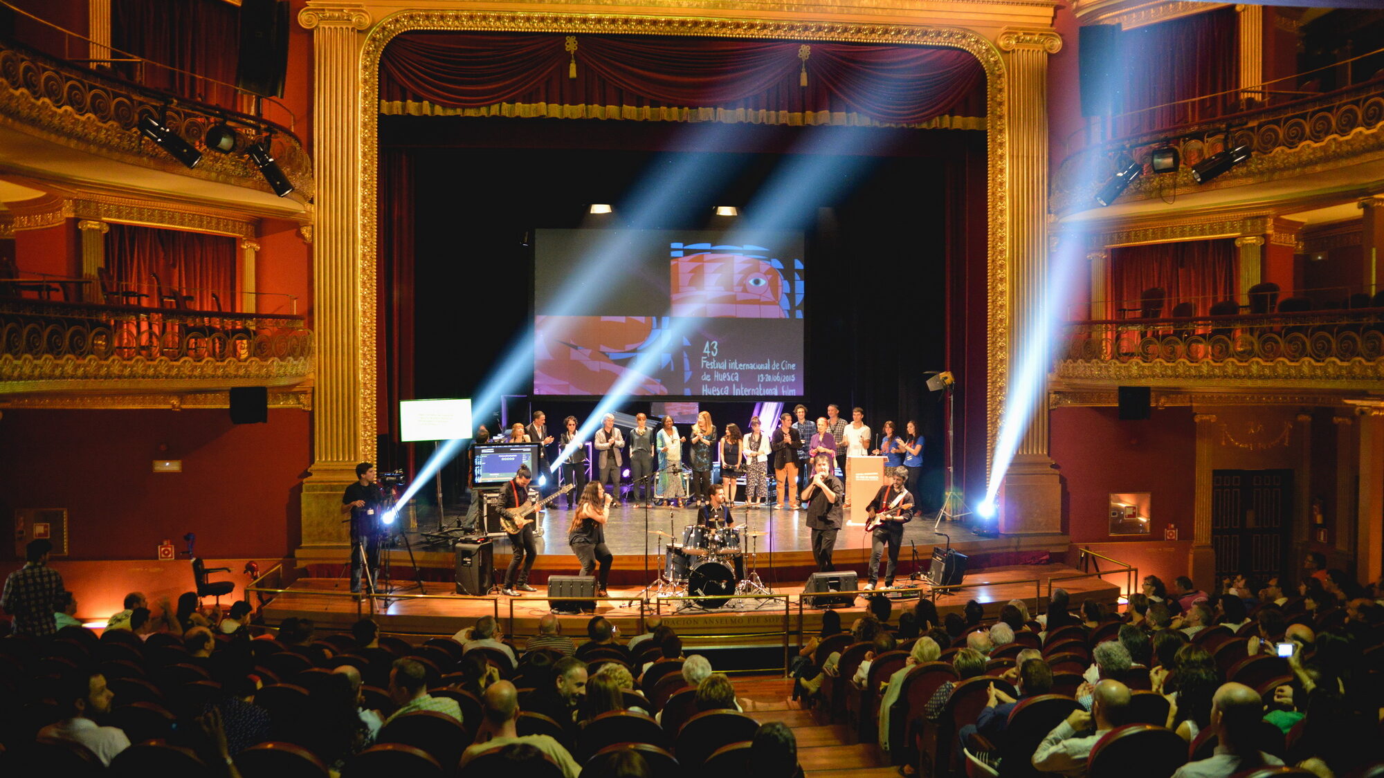 El 43 Festival Internacional de Cine de Huesca congregó a más de 6.000 espectadores (Foto Jorge Dueso)
