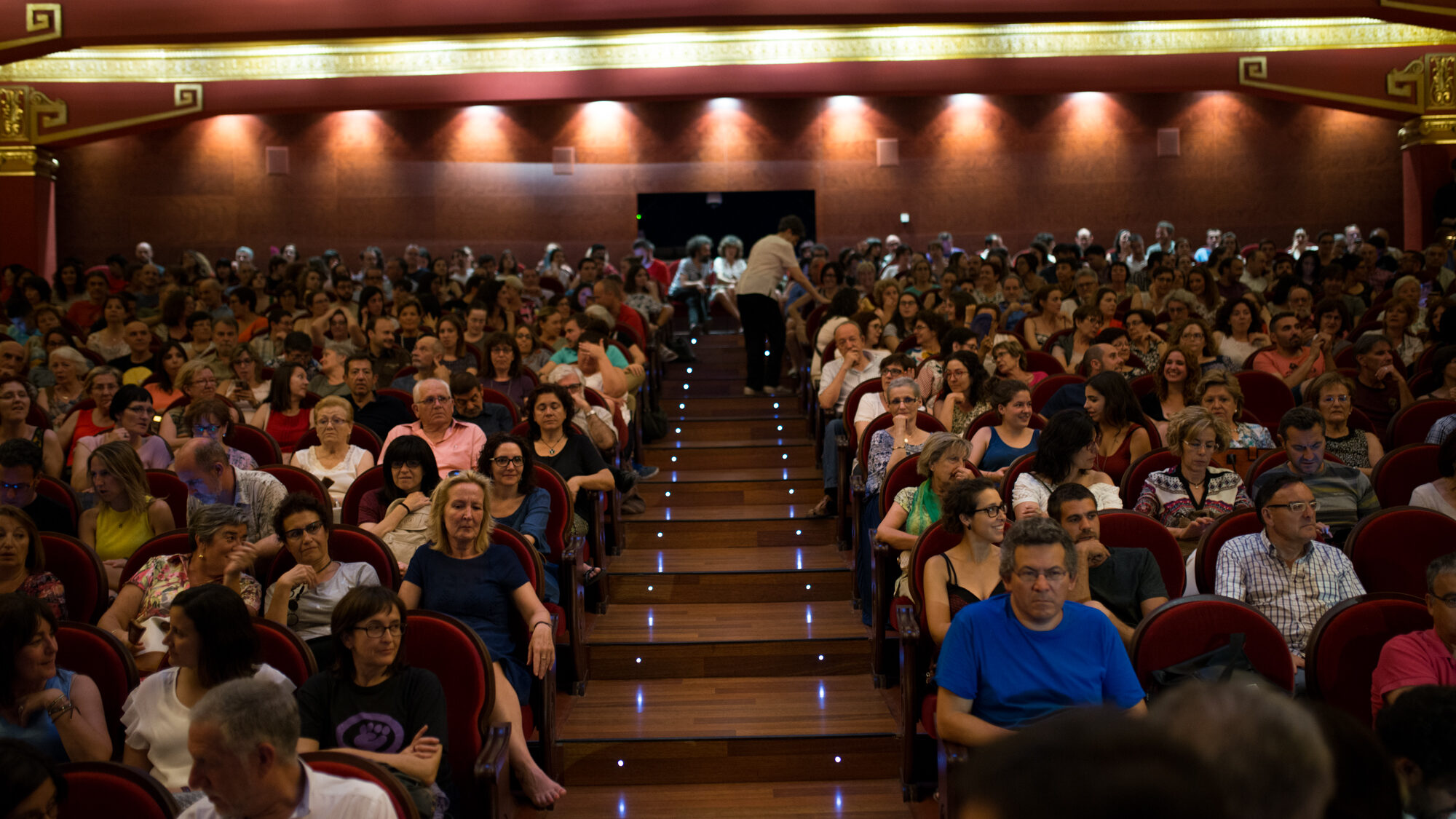 El teatro Olimpia se lleno con motivo de la gala de entrega los Premios Luis Buñuel (FOTO: Jorge Dueso)