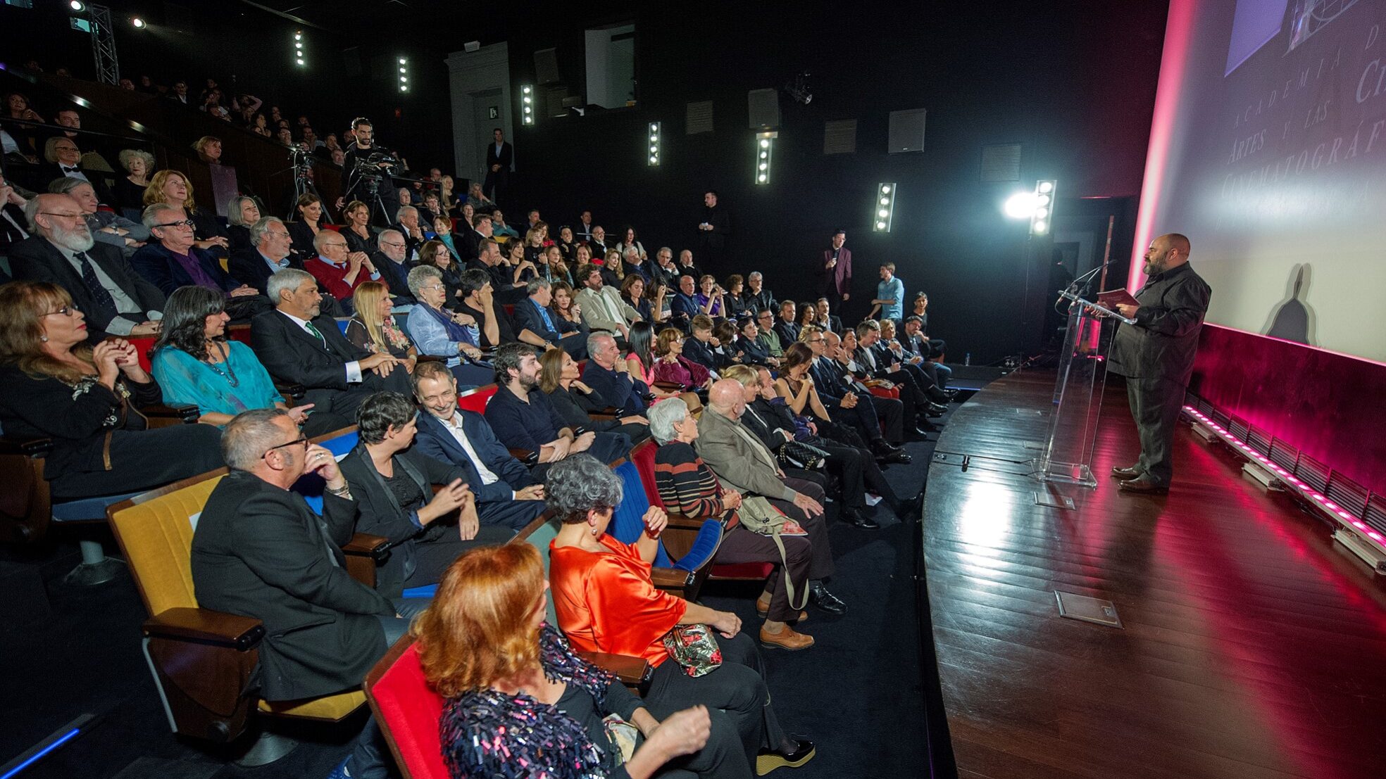 La Academia de Cine, Premio Pepe Escriche del 46º Festival Internacional de Cine de Huesca. Foto: Alberto Ortega.