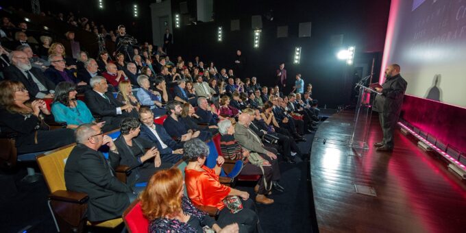 La Academia de Cine, Premio Pepe Escriche del 46º Festival Internacional de Cine de Huesca. Foto: Alberto Ortega.